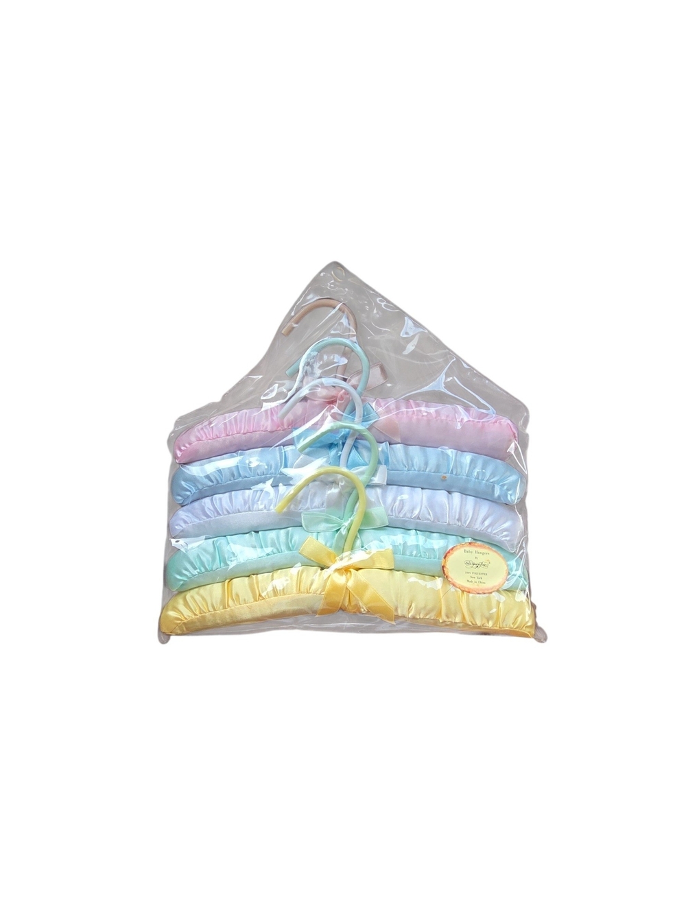 Pastel Satin Padded Hanger Set - Multi-Color Kids Collection